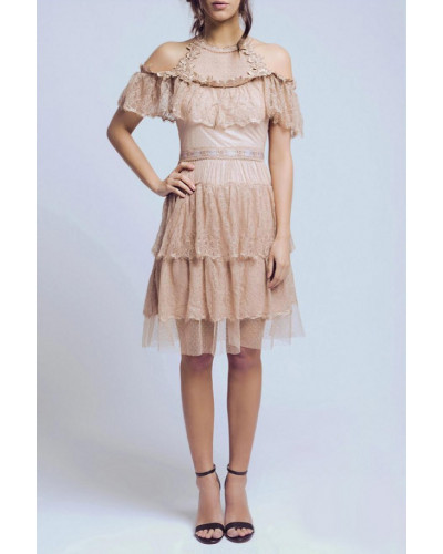 SOKY SOKA  DRESS CREAM 57002-1