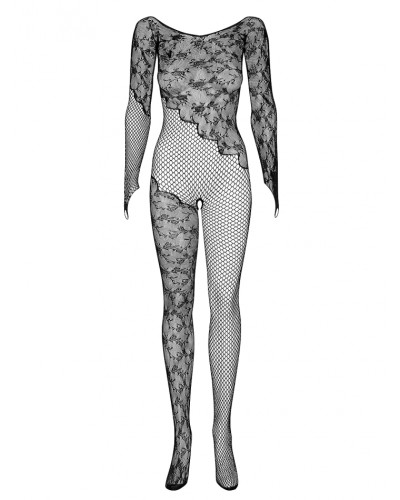OBSESSIVE F210 BODYSTOCKING BLACK PATTERNED 50005-3