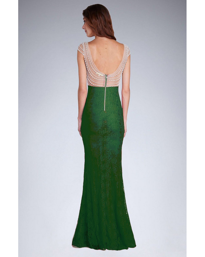 SOKY SOKA KLEID abgefülltes Grün 48004-4