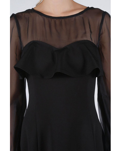 SOKY SOKA  DRESS BLACK 53016-1