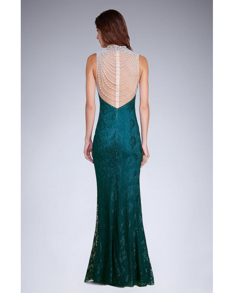 SOKY SOKA KLEID abgefülltes Grün 53003-1