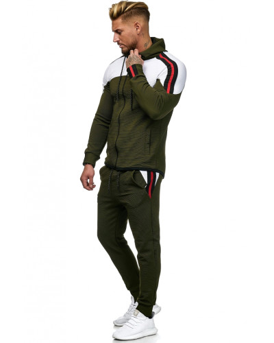 SWEAT SUIT MAN- KHAKI  52006-1