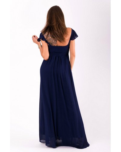 EVA&LOLA  DRESS NAVY BLUE 51006-2
