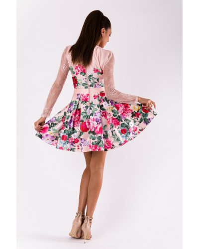 SOKY SOKA  DRESS LIGHT PINK 49008-2