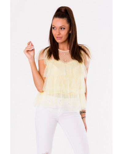 BLUSE - gelb 48025-3