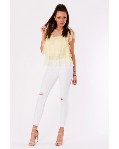 BLOUSE - yellow 48025-3
