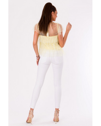 BLUSE - gelb 48025-3