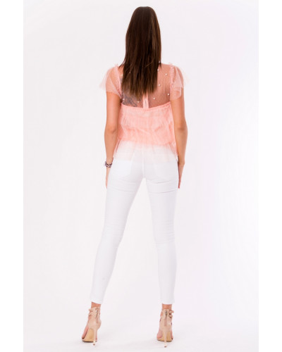 BLUSE -Puderrosa 48025-4