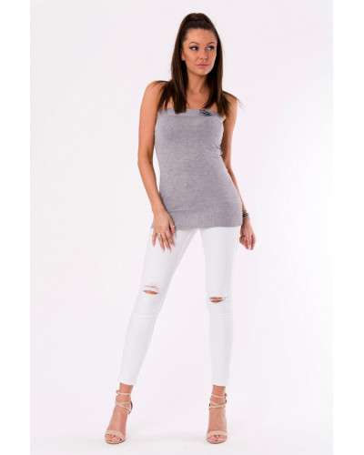 BLUSE - grau 48016-1
