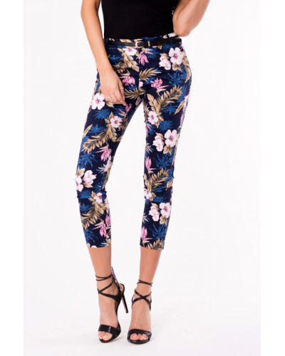 TROUSERS+BELT -NAVY BLUE 48011-3