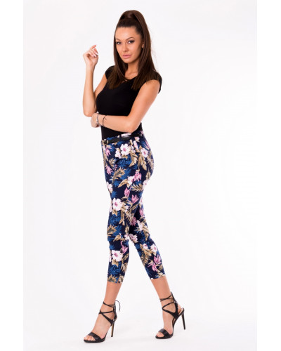 TROUSERS+BELT -NAVY BLUE 48011-3