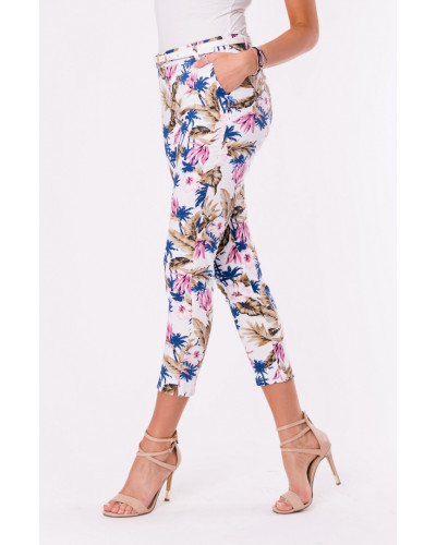 TROUSERS+BELT -WHITE 48011-2