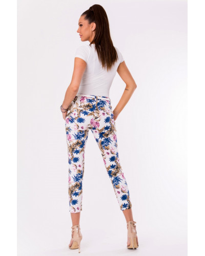 TROUSERS+BELT -WHITE 48011-2