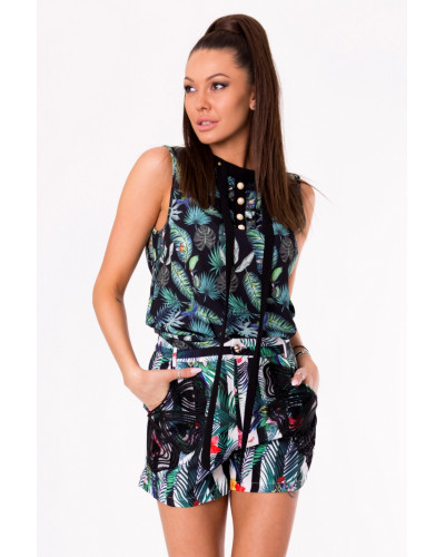 BLUSE -SCHWARZ 48008-1