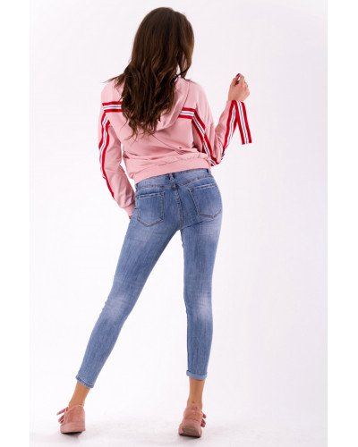 BLOUSE- LIGHT PINK 46027-3