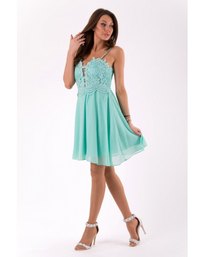 EVA&LOLA KLEID Grün 46040-1
