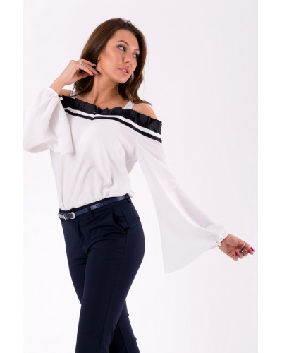 BLOUSE -WHITE 46031-3