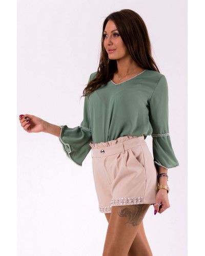 BLOUSE -KHAKI 46030-1