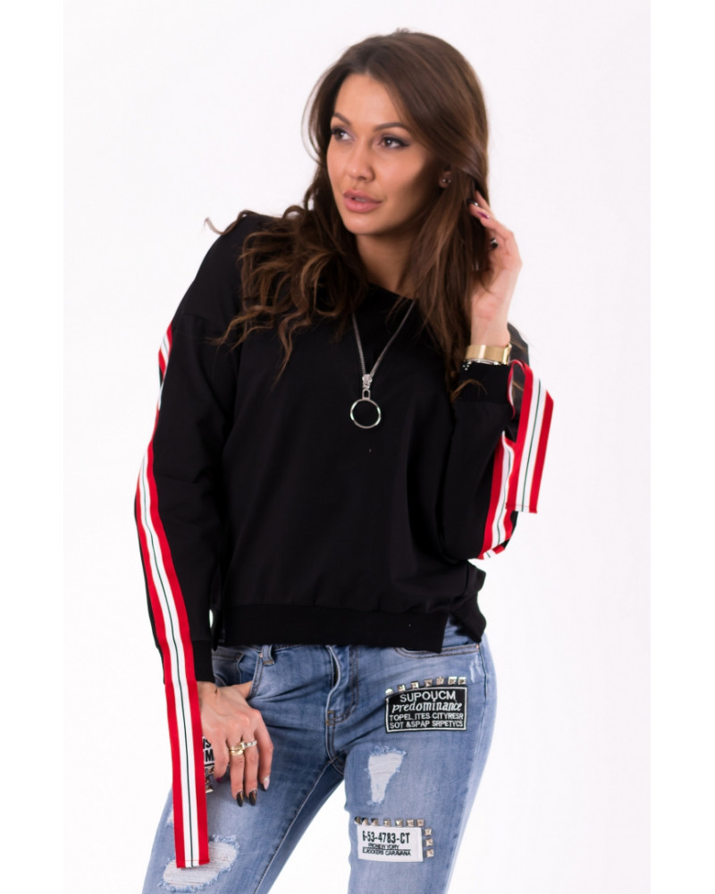 BLUZA -CZARNY 46027-2