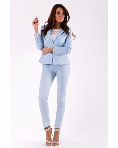 TROUSERS+BELT -LIGHT BLUE 46008-1