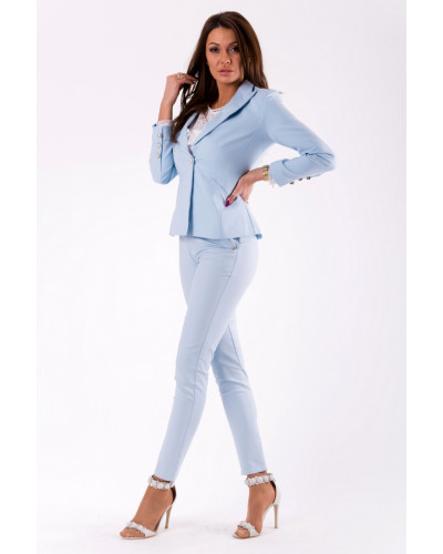 HOSEN + Gürtel - hellblau 46008-1