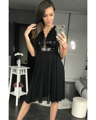 PINK BOOM  ПЛАТЬЕ BLACK 44016-2
