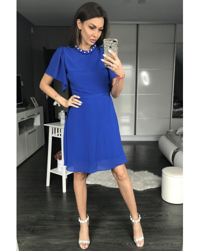 PINK BOOM  DRESS COBALT 44014-1