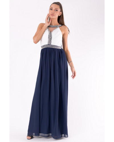 EVA & LOLA DRESS NAVY 48031-2