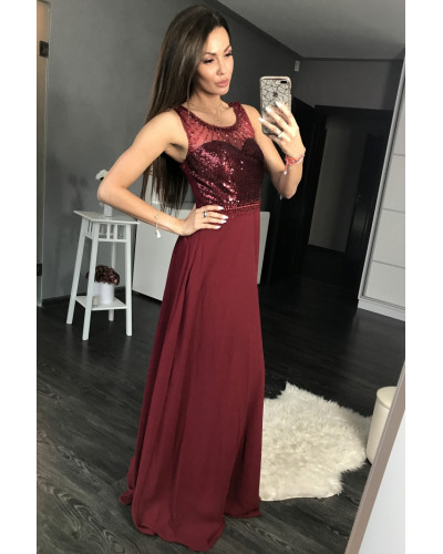 EVA & LOLA KLEID EGGPLANT 44005-1