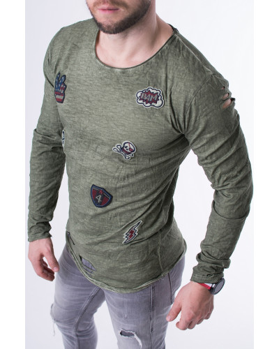 BLOUSE - KHAKI 27012-2
