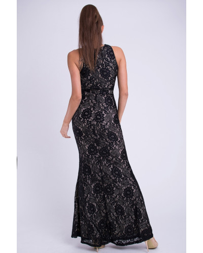 EVA & LOLA DRESS - BLACK 26011-4