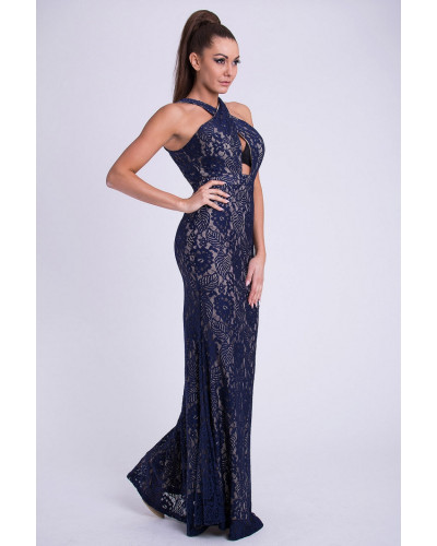 EVA & LOLA DRESS - BLUE 26011-3