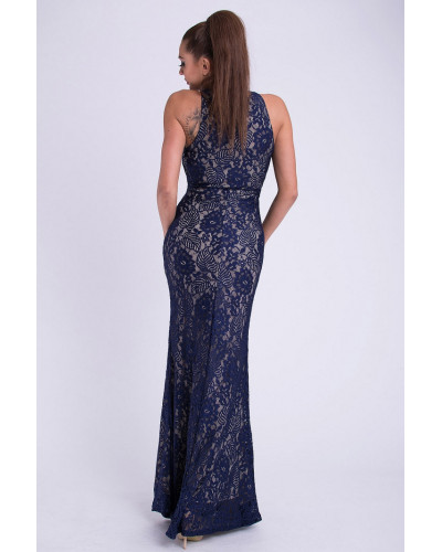 EVA & LOLA DRESS - BLUE 26011-3