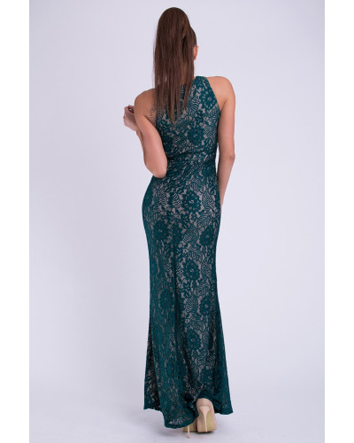 EVA & LOLA DRESS - dark green 26011-1