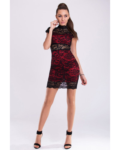 EMAMODA KLEID - RED 19005-2