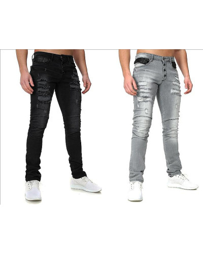 CRSM DESTROYED JEANS FOR MEN - 16001-2