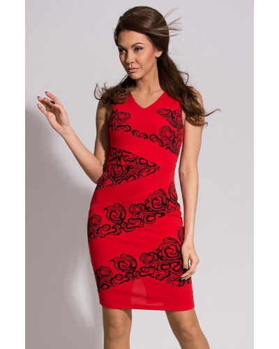 EMAMODA KLEID - ROT 9906-2