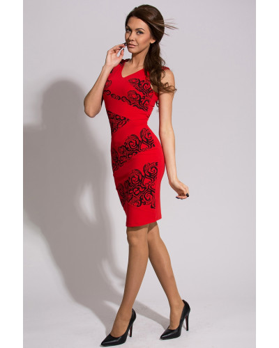 EMAMODA KLEID - ROT 9906-2