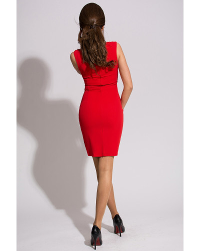 EMAMODA DRESS - RED 9906-2