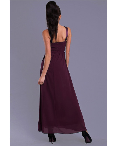 EVA & LOLA dress- EGGPLANT 7815-9