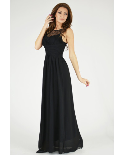 EVA & LOLA DRESS - BLACK 9709-1