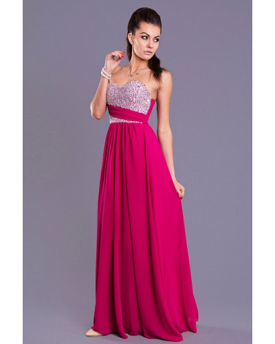 EVA & LOLA DRESS - FUCHSIA 7816-3
