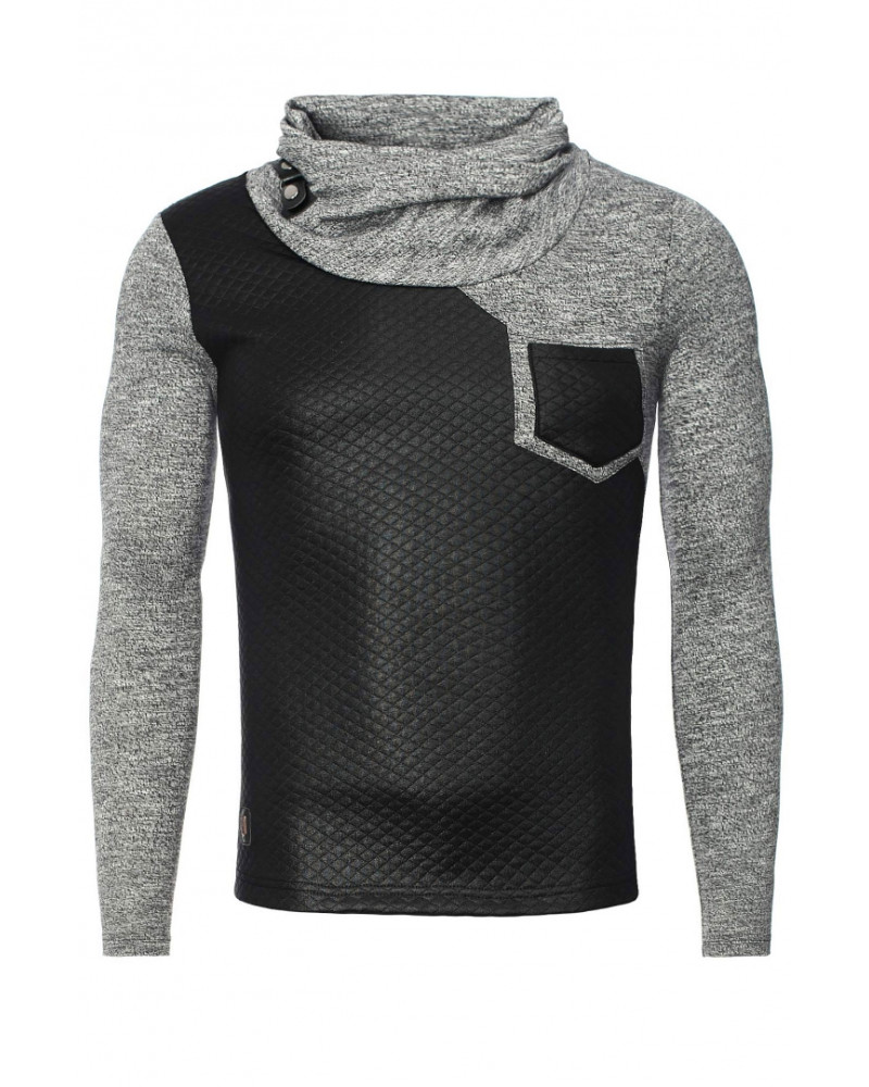 CRM MEN'S BLOUSE - BLACK 7916-2