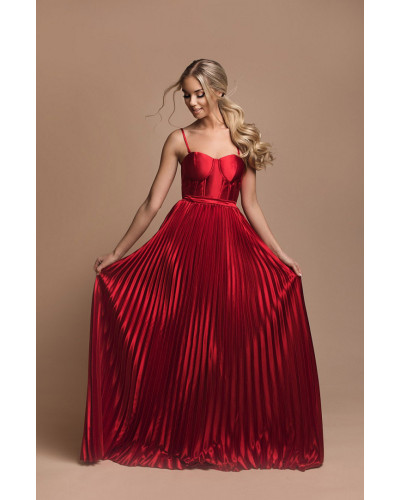 ANNABEL DRESS RED 77003-2