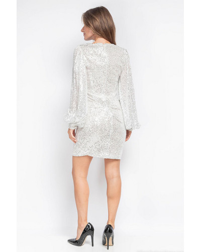 PINK BOOM DRESS SILVER 76009-1