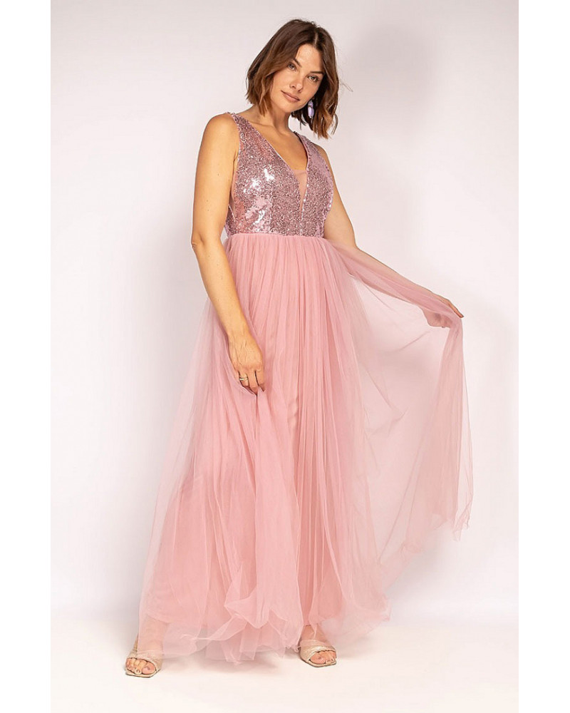 PINK BOOM DRESS PINK 76005-1