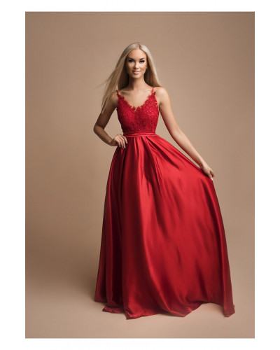 ELLEN  DRESS RED 74002-1