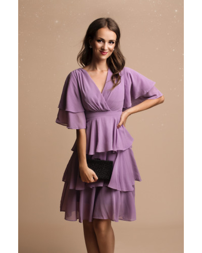 YVETTE  KLEID violett 73005-1