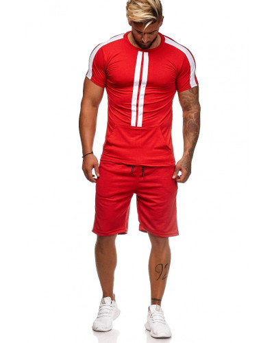 SWEAT SUIT MAN- RED 59006-1