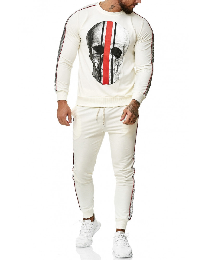 SWEAT SUIT MAN- CREAM  59001-2